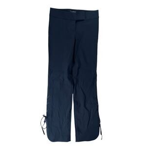 Vintage Bebe Black Lace Dress Pants Size 4